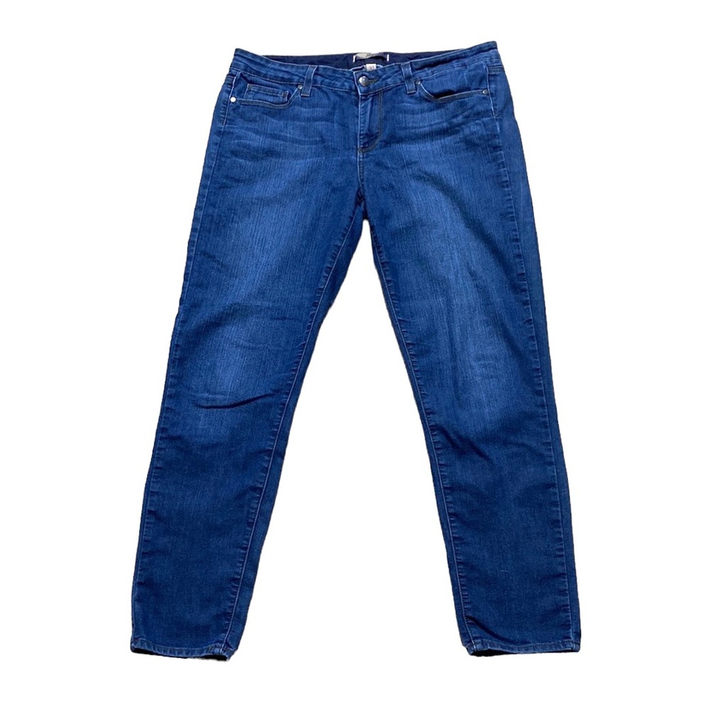 Paige PEG Skinny Blue Mid Rise Ankle Jeans 32